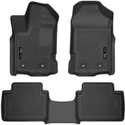 Husky Liners Weatherbeater - Front & 2nd Seat Floor Liners - 2019-2023 Ford Ranger - Part 93801