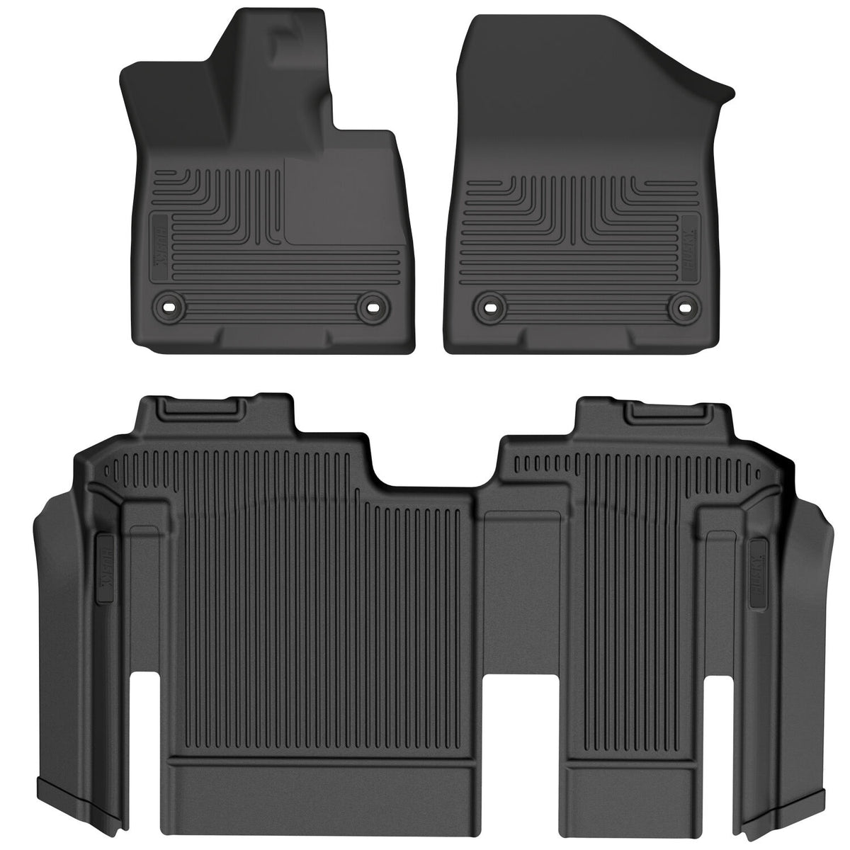 Husky Liners Weatherbeater - Front & 2nd Seat Floor Liners - 2021-2026 Toyota Sienna - Part 93841