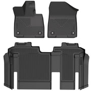 Husky Liners Weatherbeater - Front & 2nd Seat Floor Liners - 2021-2026 Toyota Sienna - Part 93841