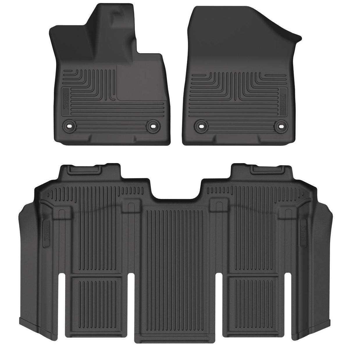 Husky Liners Weatherbeater - Front & 2nd Seat Floor Liners - 2021-2026 Toyota Sienna - Part 93851
