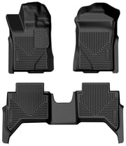 Husky Liners Front & 2nd Seat Floor Liners - 2022-2026 Volkswagen Amarok / 2024-2026 Ford Ranger - Part 94171