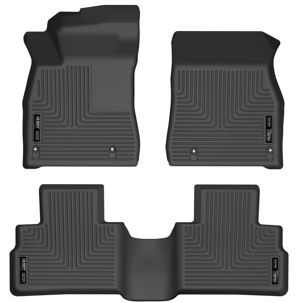 Husky Liners Weatherbeater - Front & 2nd Seat Floor Liners - 2020-2025 Nissan Sentra - Part 95061