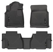 Husky Liners Weatherbeater - Front & 2nd Seat Floor Liners (Footwell Coverage) - 2008-2011 Toyota Sequoia - Part 95131