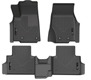 Husky Liners Weatherbeater - Front & 2nd Seat Floor Liners - 2023-2026 Jeep Grand Wagoneer L - Part 95141