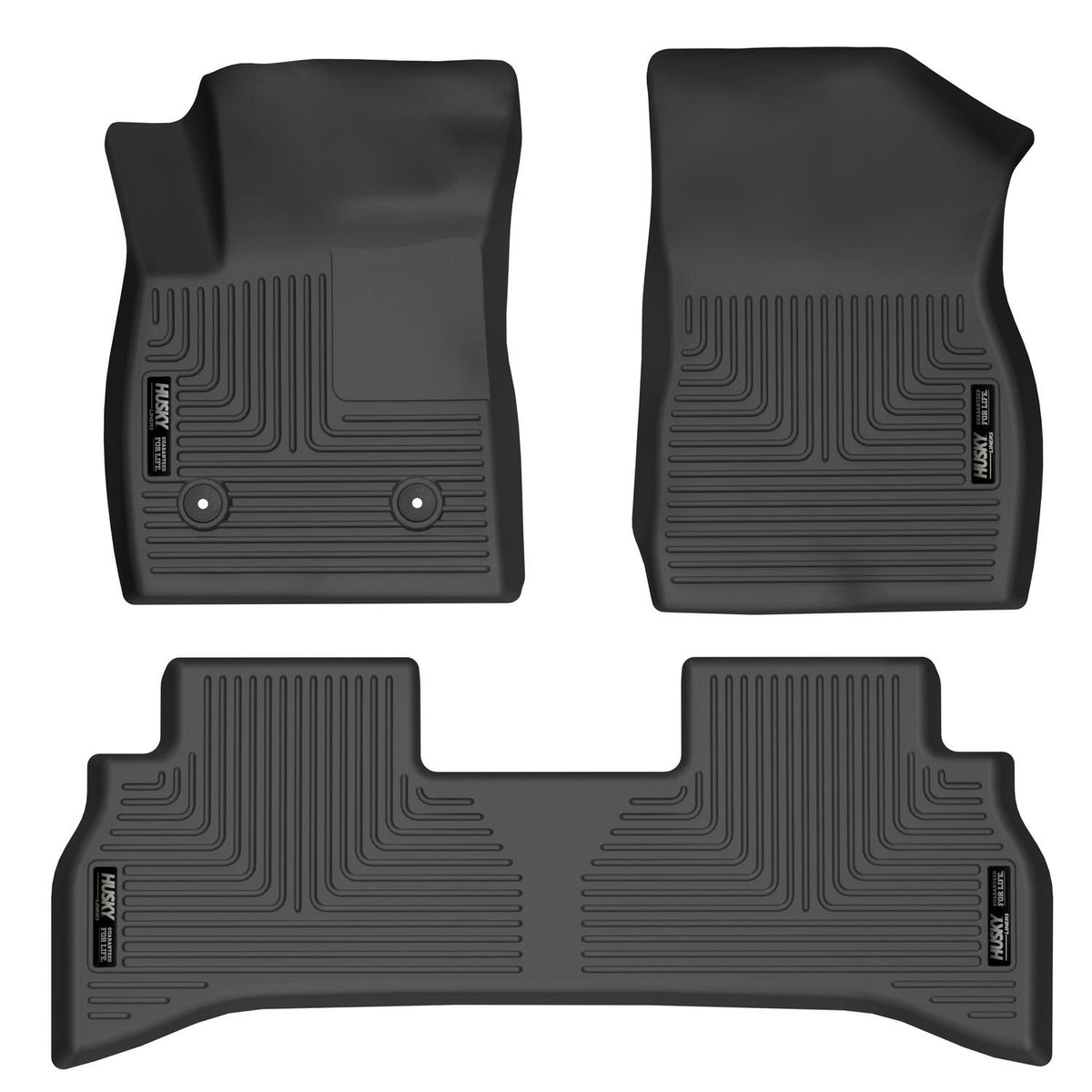Husky Liners Weatherbeater - Front & 2nd Seat Floor Liners - 2021-2026 Chevrolet Trailblazer - Part 95161