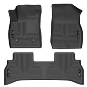 Husky Liners Weatherbeater - Front & 2nd Seat Floor Liners - 2021-2026 Chevrolet Trailblazer - Part 95161