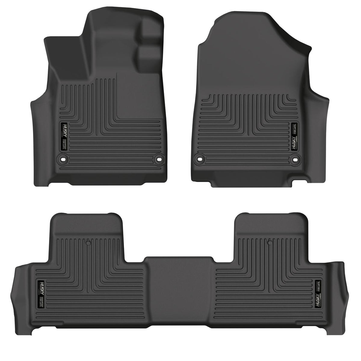 Husky Liners Weatherbeater - Front & 2nd Seat Floor Liners - 2022-2026 Acura MDX - Part 95181