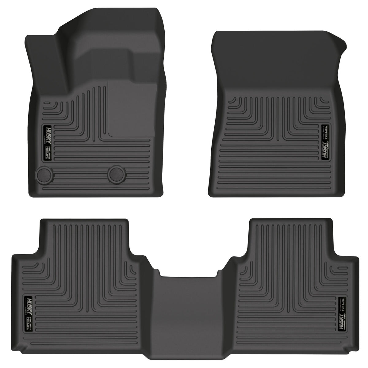 Husky Liners Weatherbeater - Front & 2nd Seat Floor Liners - 2022-2025 Mitsubishi Outlander - Part 95191