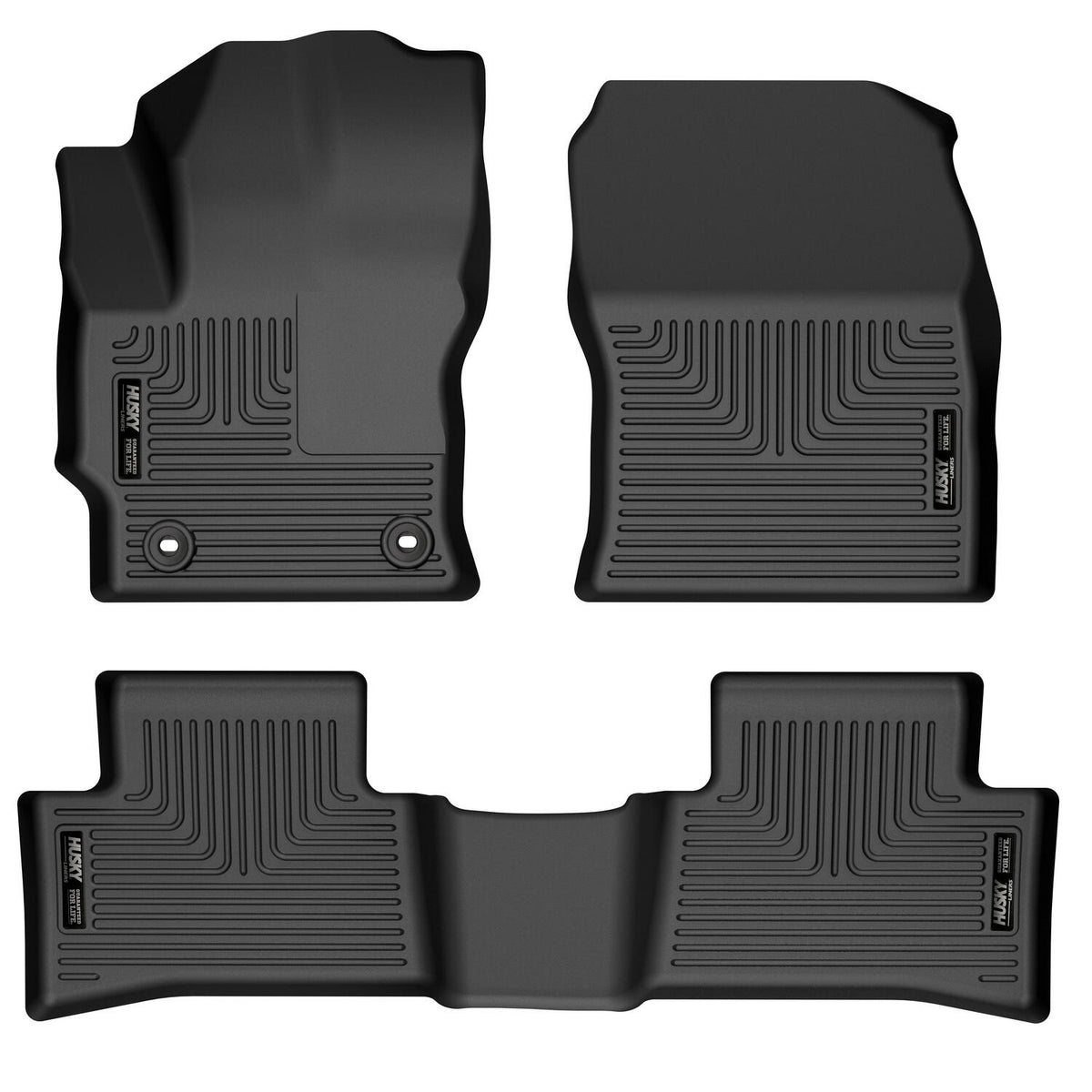 Husky Liners Weatherbeater - Front & 2nd Seat Floor Liners - 2022-2026 Toyota Corolla Cross - Part 95291
