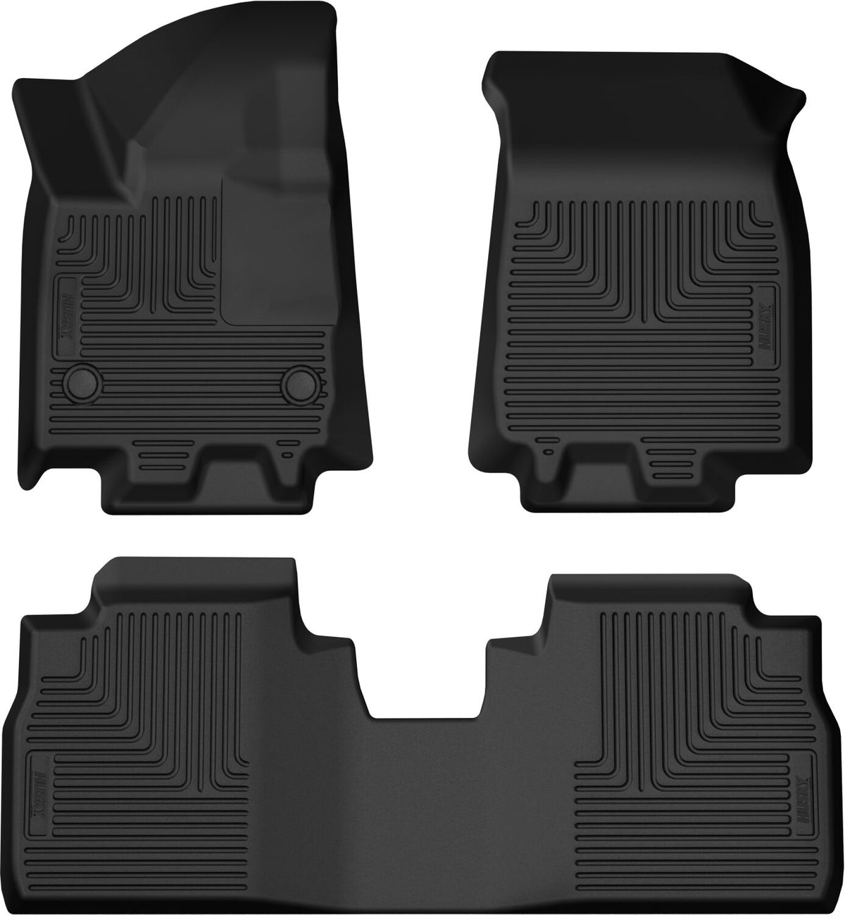 Husky Liners Weatherbeater - Front & 2nd Seat Floor Liners - 2024-2026 Chevrolet Equinox EV - Part 95351
