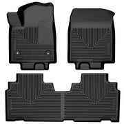 Husky Liners Weatherbeater - Front & 2nd Seat Floor Liners - 2024-2026 Chevrolet Blazer EV - Part 95371