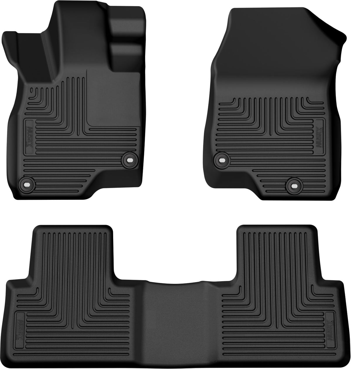 Husky Liners Weatherbeater - Front & 2nd Seat Floor Liners - 2019-2026 Acura RDX - Part 95391