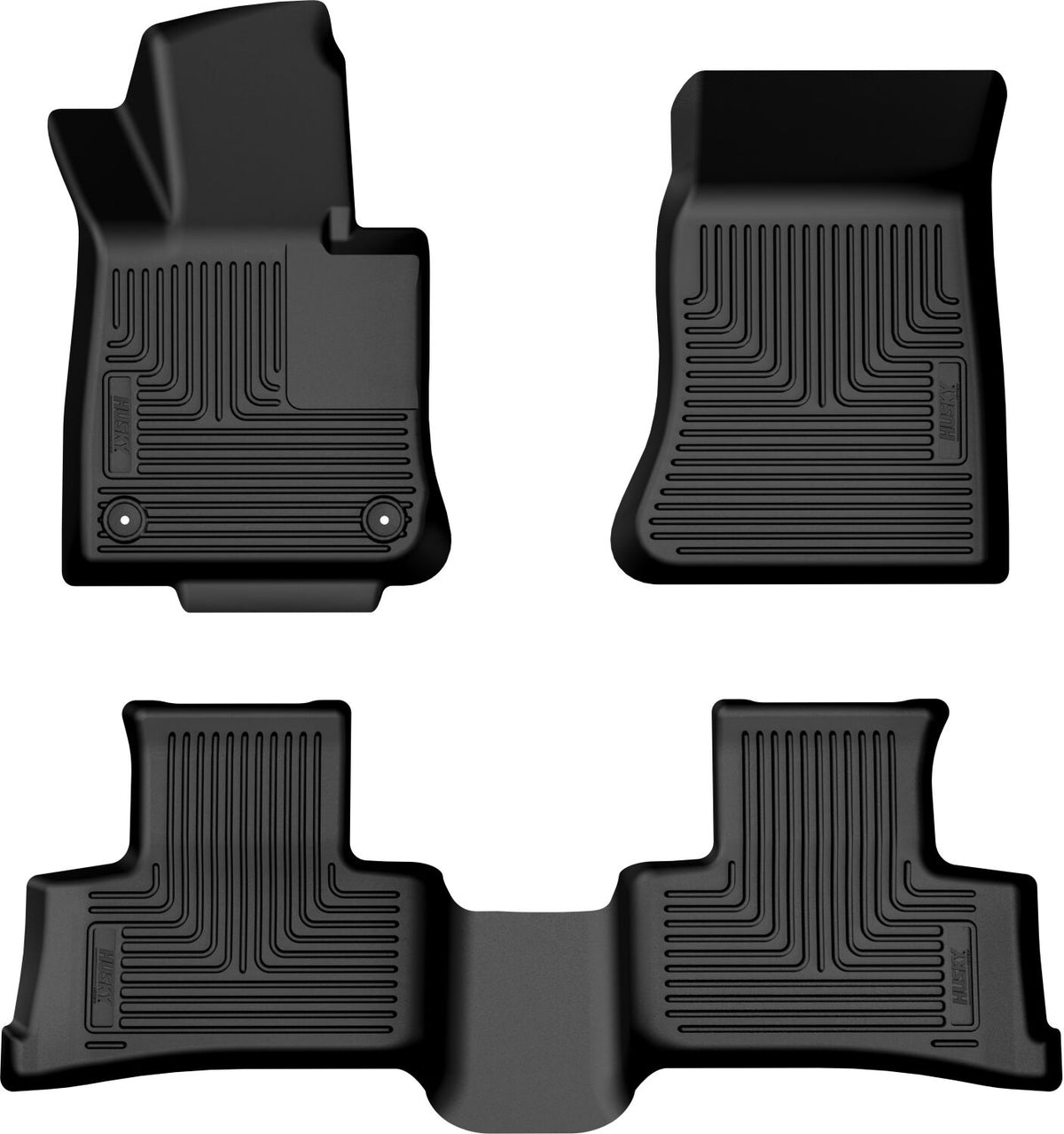 Husky Liners Weatherbeater - Front & 2nd Seat Floor Liners - 2023-2026 Mercedes-Benz GLC300 - Part 95421