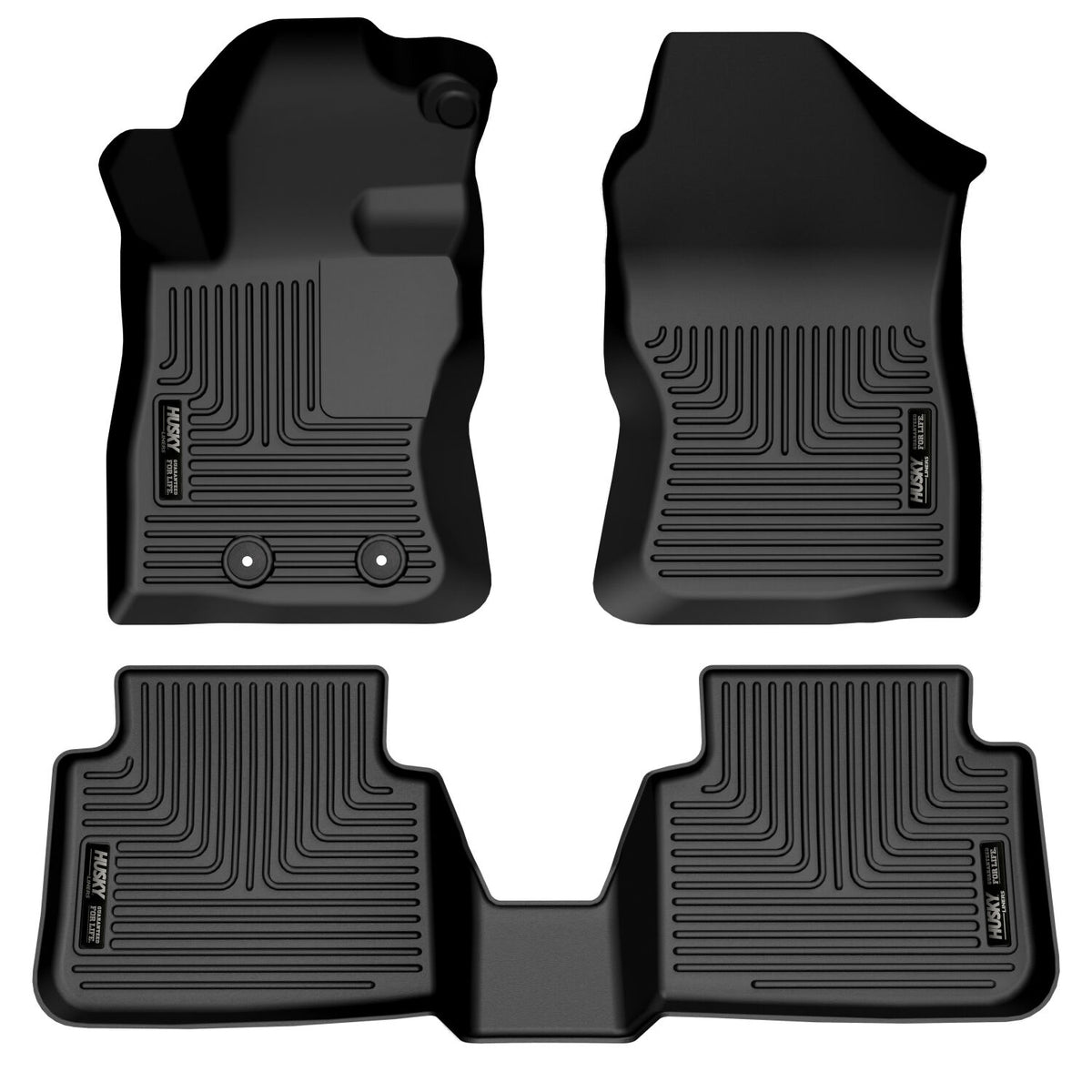 Husky Liners Weatherbeater - Front & 2nd Seat Floor Liners - 2024-2026 Subaru Crosstrek / 2024-2026 Subaru Impreza - Part 95451