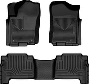 Husky Liners Weatherbeater - Front & 2nd Seat Floor Liners - 2008-2015 Nissan Armada - Part 95461