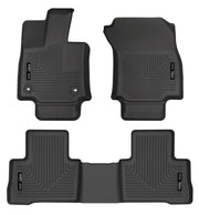 Husky Liners Weatherbeater - Front & 2nd Seat Floor Liners (Footwell Coverage) - 2021-2024 Toyota Venza - Part 95511