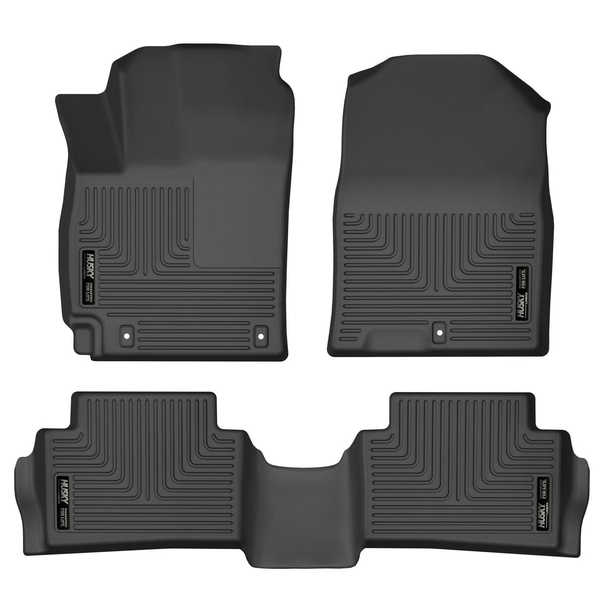 Husky Liners Weatherbeater - Front & 2nd Seat Floor Liners - 2018-2023 Hyundai Kona - Part 95581