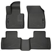 Husky Liners Weatherbeater - Front & 2nd Seat Floor Liners - 2016-2026 Volvo XC90 - Part 95601