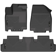 Husky Liners Weatherbeater - Front & 2nd Seat Floor Liners - 2022-2026 INFINITI QX60 / 2022-2026 Nissan Pathfinder - Part 95701