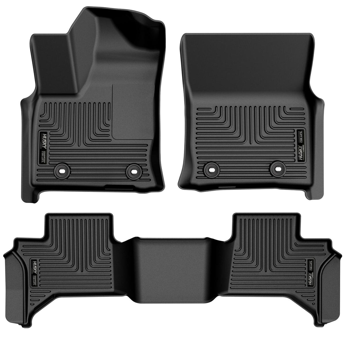 Husky Liners Weatherbeater - Front & 2nd Seat Floor Liners - 2022-2026 Lexus LX600 - Part 95811