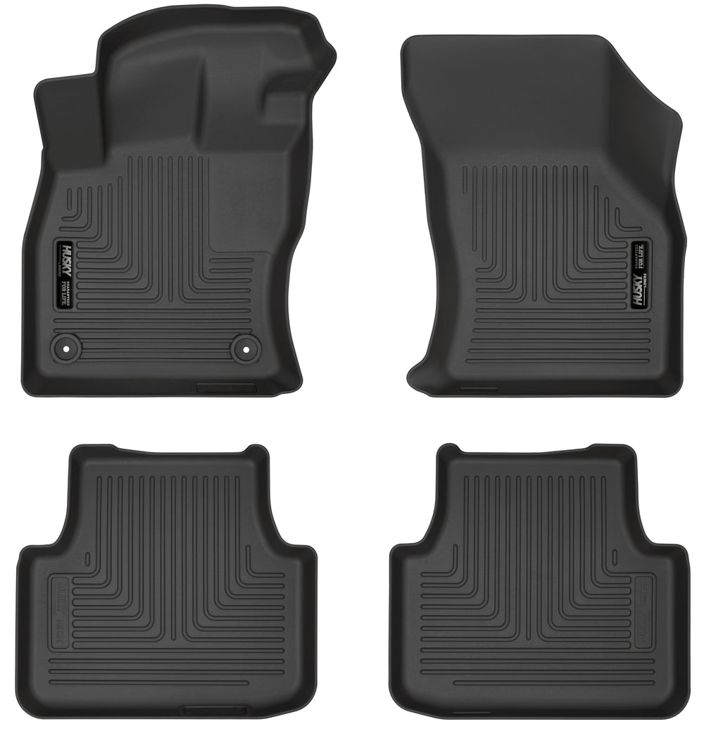 Husky Liners Weatherbeater - Front & 2nd Seat Floor Liners - 2019-2026 Volkswagen Jetta - Part 95831