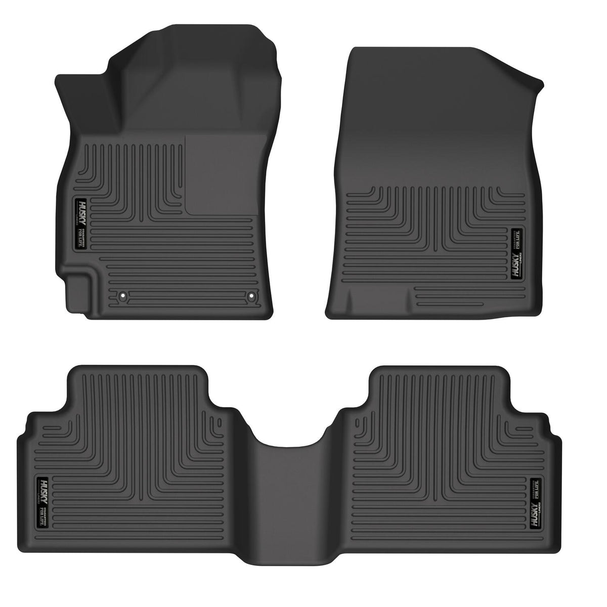 Husky Liners Weatherbeater - Front & 2nd Seat Floor Liners - 2021-2026 Hyundai Elantra / 2022-2026 Hyundai Elantra N - Part 95861