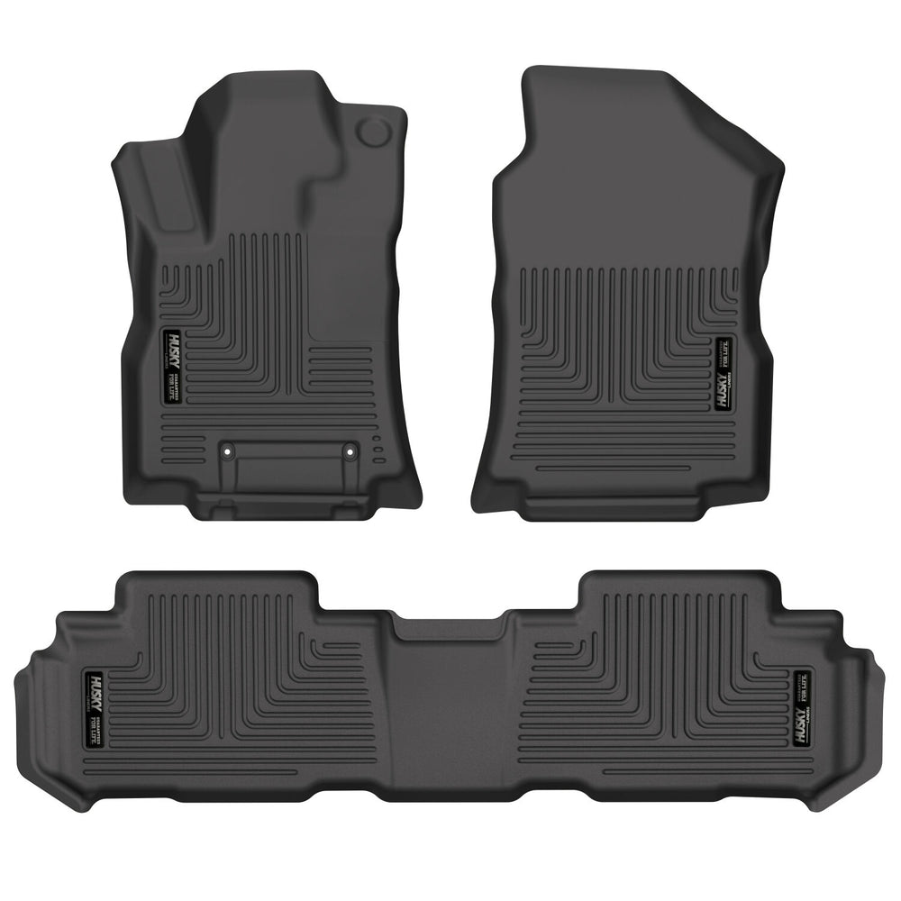 Husky Liners Weatherbeater - Front & 2nd Seat Floor Liners - 2019-2026 Subaru Ascent - Part 95871