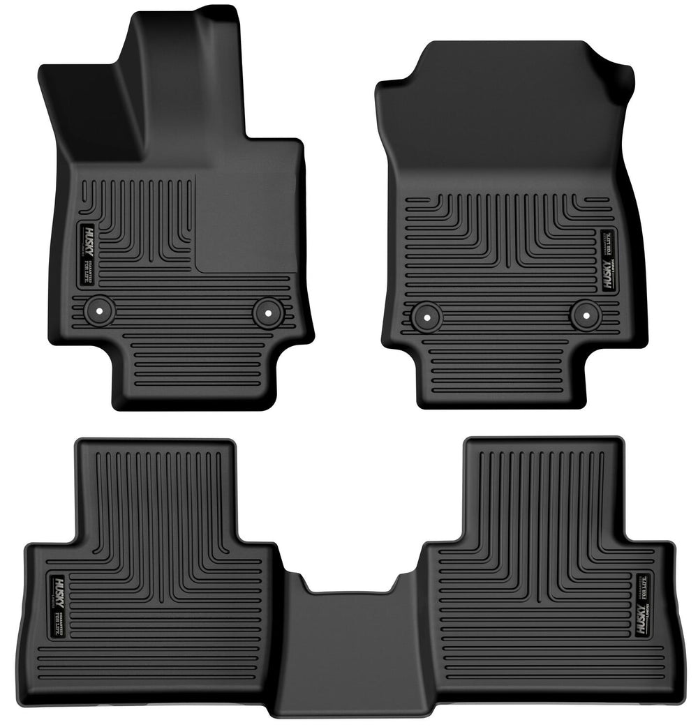 Husky Liners Weatherbeater - Front & 2nd Seat Floor Liners - 2022-2025 Lexus NX250 / 2022-2026 Lexus NX350 - Part 95901