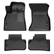 Husky Liners Weatherbeater - Front & 2nd Seat Floor Liners - 2018-2024 Audi Q5 / 2018-2024 Audi SQ5 - Part 95941