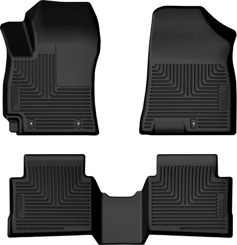 Husky Liners Weatherbeater - Front & 2nd Seat Floor Liners - 2024-2026 Hyundai Kona - Part 95951