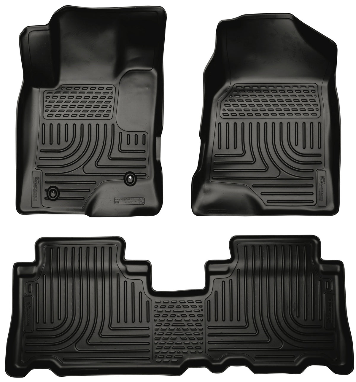 Husky Liners Weatherbeater - Front & 2nd Seat Floor Liners - 2012-2015 Chevrolet Captiva Sport - Part 96321