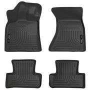 Husky Liners Weatherbeater - Front & 2nd Seat Floor Liners - 2009-2016 Audi Q5 / 2014 Audi SQ5 - Part 96411