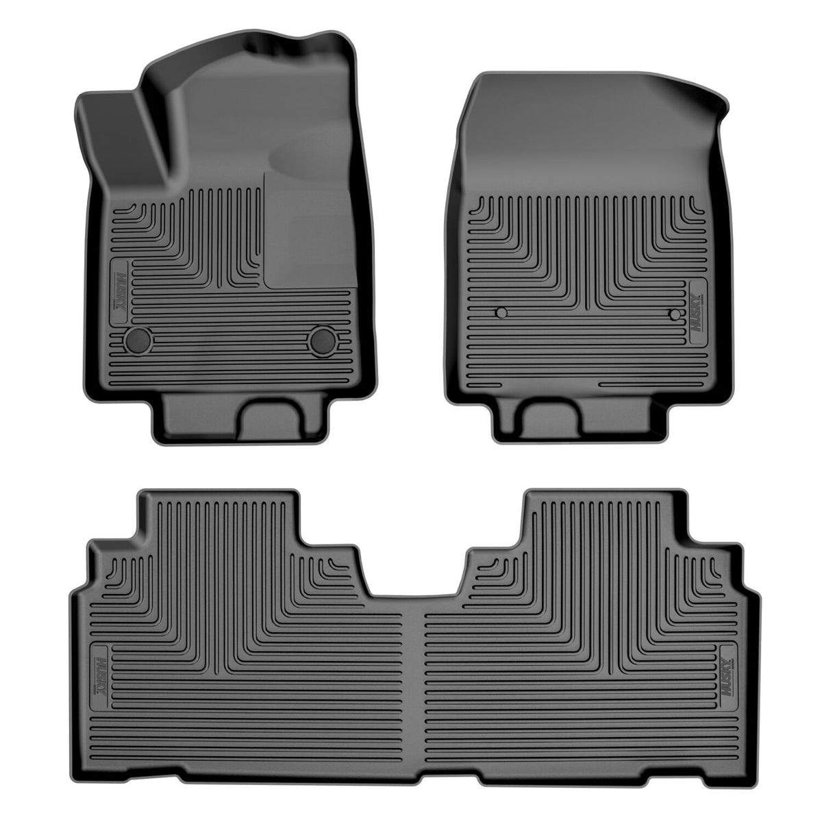 Husky Liners Weatherbeater - Front & 2nd Seat Floor Liners - 2023-2026 Cadillac LYRIQ / 2024-2026 Honda Prologue - Part 96601