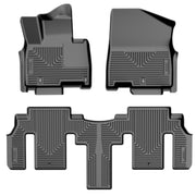 Husky Liners Weatherbeater - Front & 2nd Seat Floor Liners - 2022-2026 Kia Carnival - Part 96611