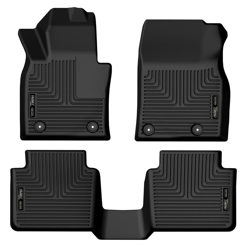Husky Liners Weatherbeater - Front & 2nd Seat Floor Liners - 2023-2025 Mazda CX-50 - Part 96621