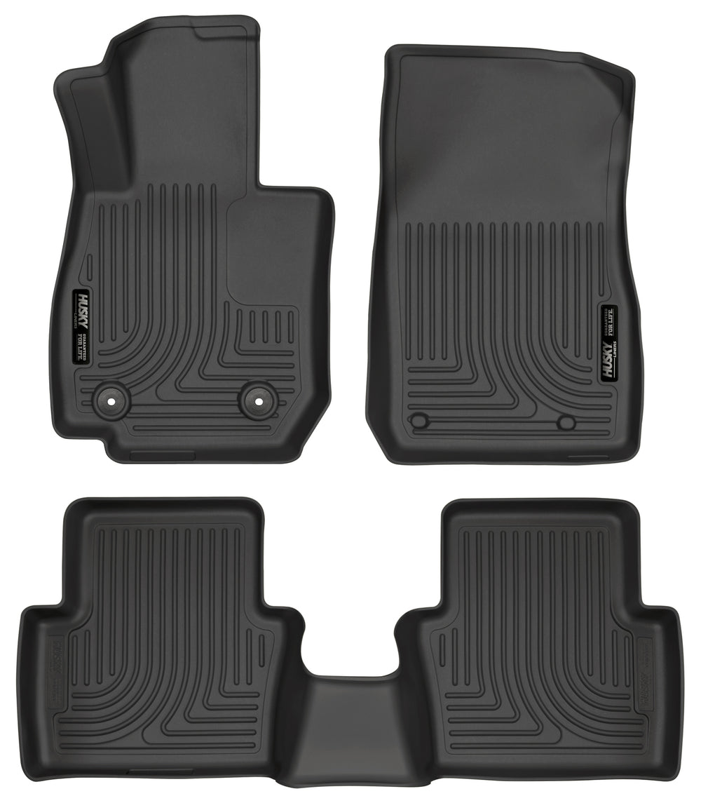 Husky Liners Weatherbeater - Front & 2nd Seat Floor Liners - 2016-2019 Mazda CX-3 - Part 96701