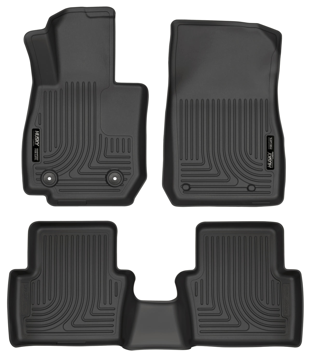 Husky Liners Weatherbeater - Front & 2nd Seat Floor Liners - 2016-2019 Mazda CX-3 - Part 96701
