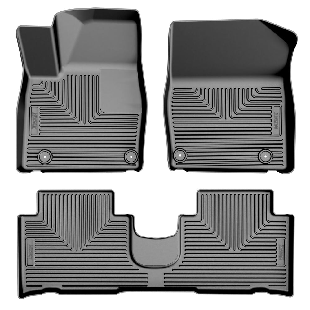 Husky Liners Weatherbeater - Front & 2nd Seat Floor Liners - 2022-2024 Hyundai Ioniq 5 - Part 96891