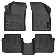 Husky Liners Weatherbeater - Front & 2nd Seat Floor Liners - 2011-2014 Chrysler 200 / 2011-2014 Dodge Avenger - Part 98091
