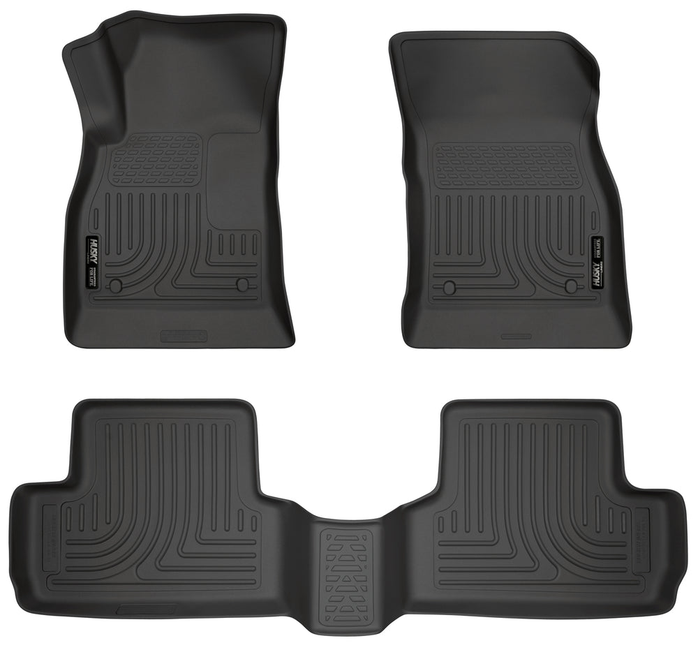 Husky Liners Weatherbeater - Front & 2nd Seat Floor Liners - 2012-2017 Buick Verano - Part 98171