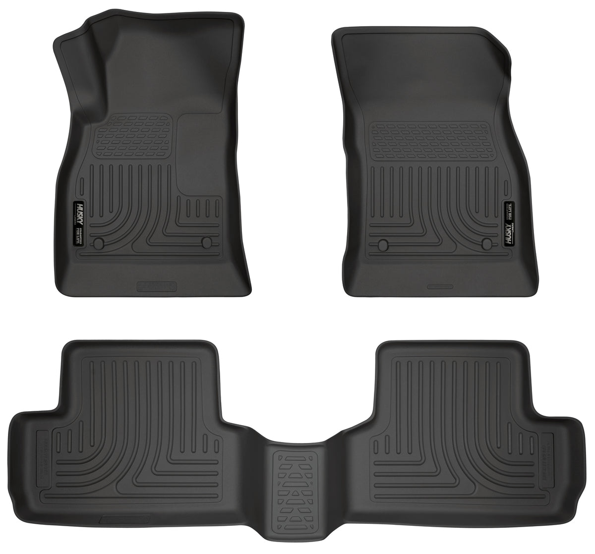 Husky Liners Weatherbeater - Front & 2nd Seat Floor Liners - 2012-2017 Buick Verano - Part 98171