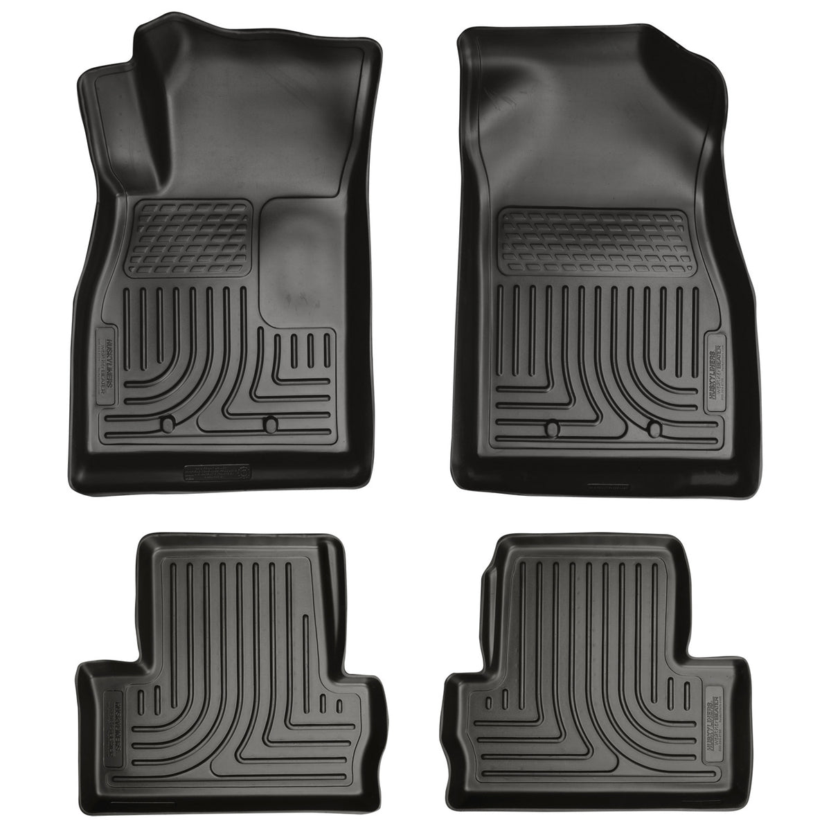 Husky Liners Weatherbeater - Front & 2nd Seat Floor Liners - 2011-2015 Chevrolet Volt - Part 98181