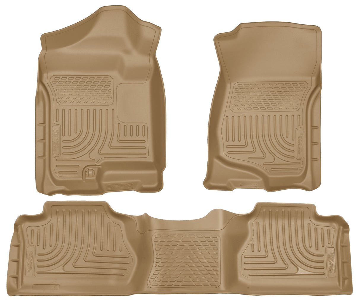 Husky Liners Weatherbeater - Front & 2nd Seat Floor Liners (Footwell Coverage) - Part 98213