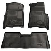 Husky Liners Weatherbeater - Front & 2nd Seat Floor Liners (Footwell Coverage) - 2008-2010 Ford F-250 Super Duty / 2008-2010 Ford F-350 Super Duty - Part 98391