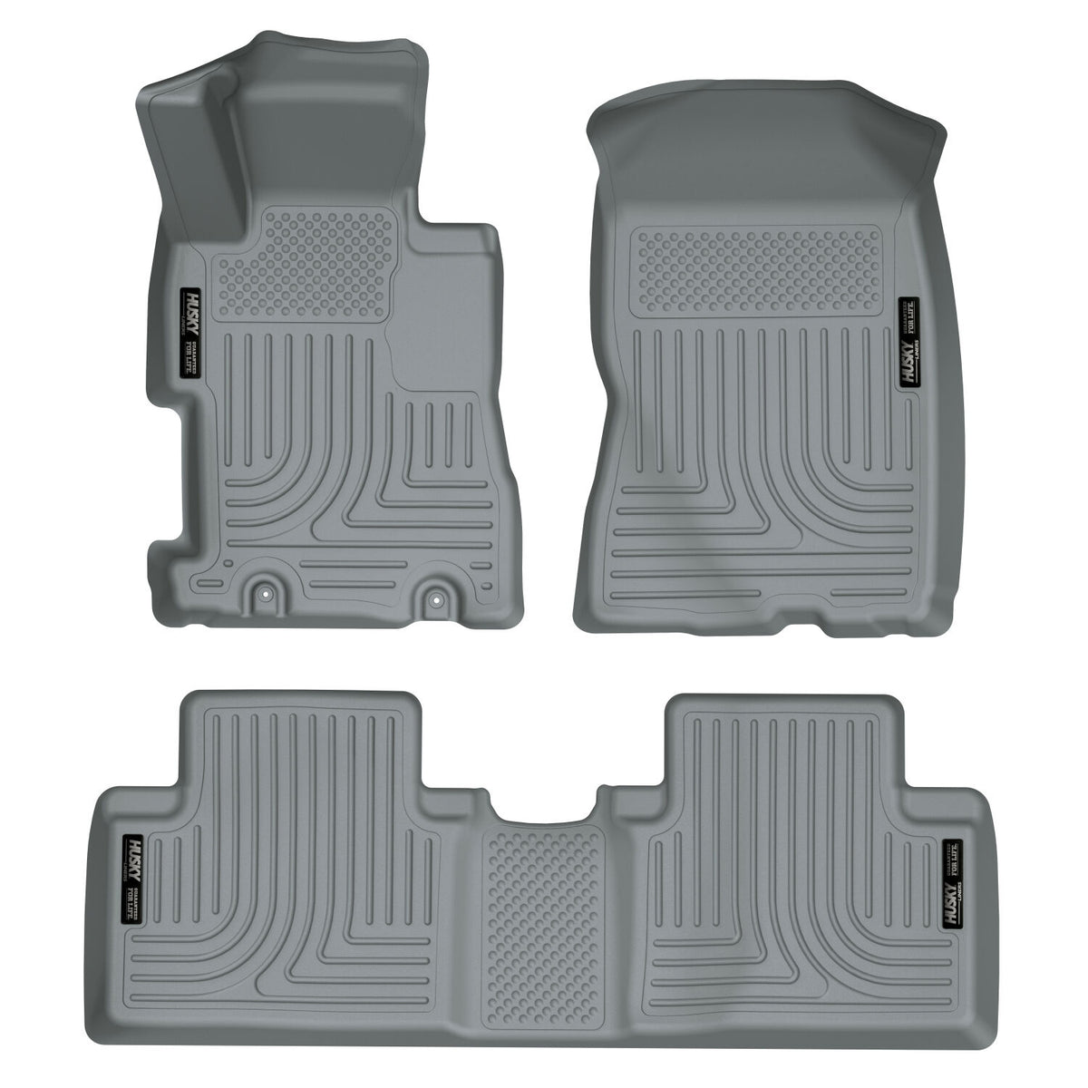 Husky Liners Weatherbeater - Front & 2nd Seat Floor Liners - 2006-2011 Honda Civic - Part 98412