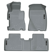 Husky Liners Weatherbeater - Front & 2nd Seat Floor Liners - 2006-2011 Honda Civic - Part 98412
