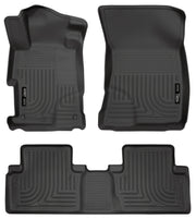 Husky Liners Weatherbeater - Front & 2nd Seat Floor Liners - 2012-2013 Honda Civic - Part 98441