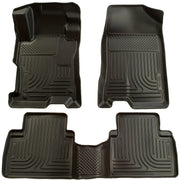 Husky Liners Weatherbeater - Front & 2nd Seat Floor Liners - 2004-2009 Toyota Prius - Part 98521