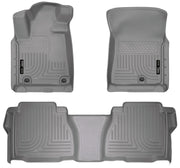 Husky Liners Weatherbeater - Front & 2nd Seat Floor Liners (Footwell Coverage) - 2007-2011 Toyota Tundra - Part 98582