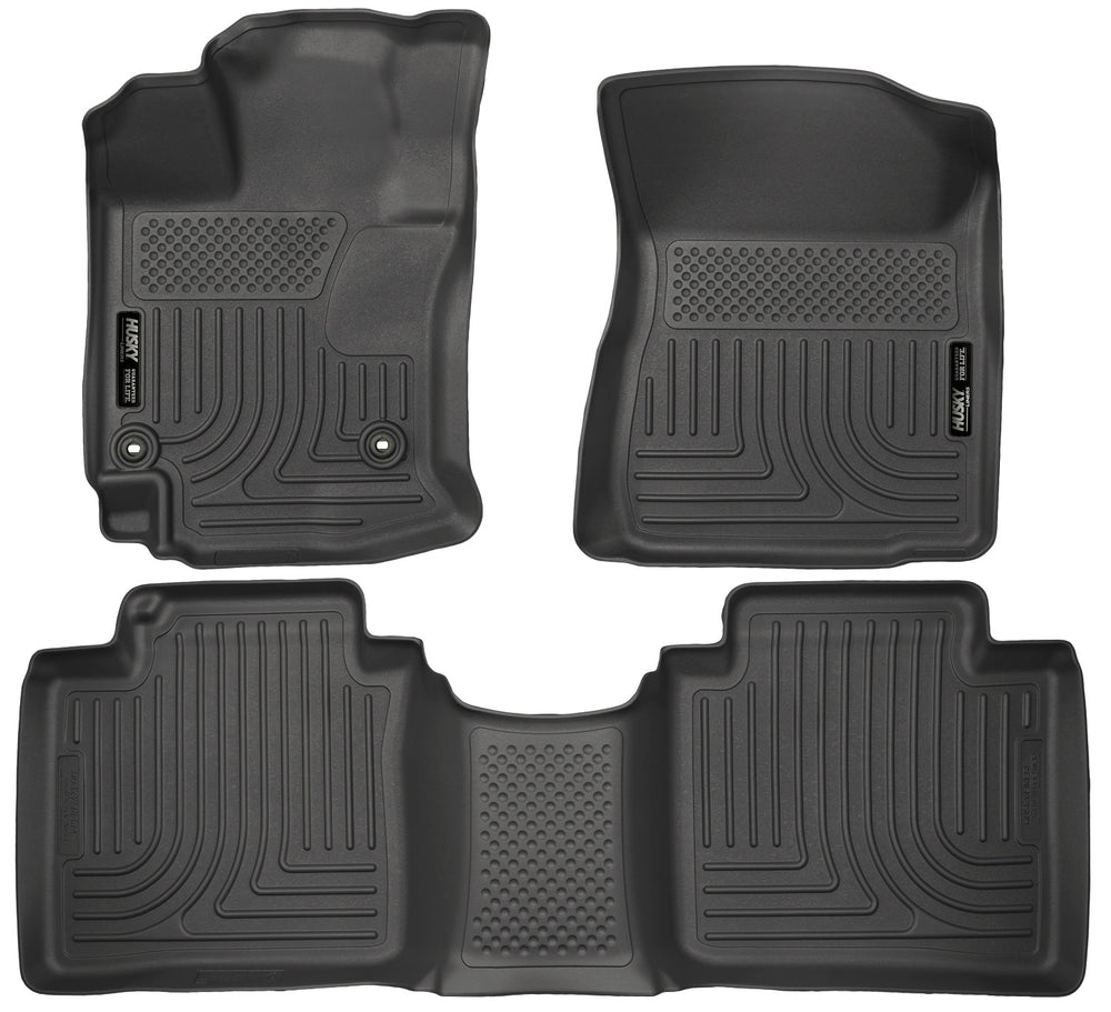 Husky Liners Weatherbeater - Front & 2nd Seat Floor Liners - 2015 Toyota Venza - Part 98661